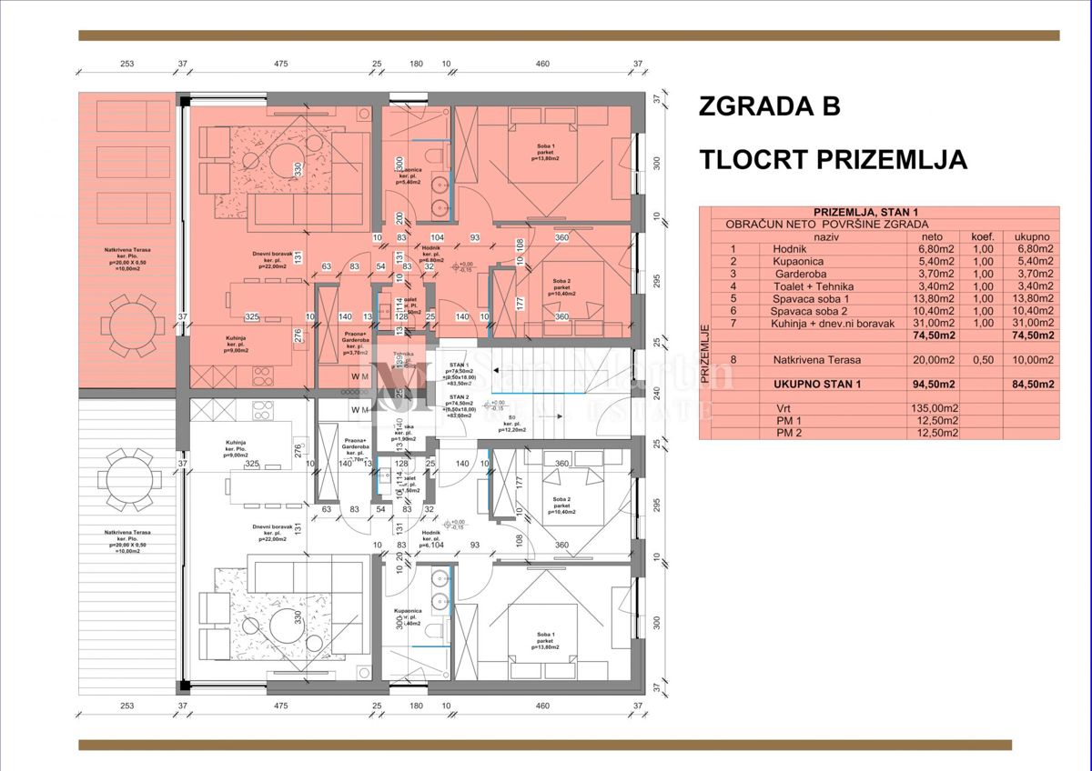 Parenzo, dintorni - Appartamento in nuova costruzione, piano terra in ottima posizione