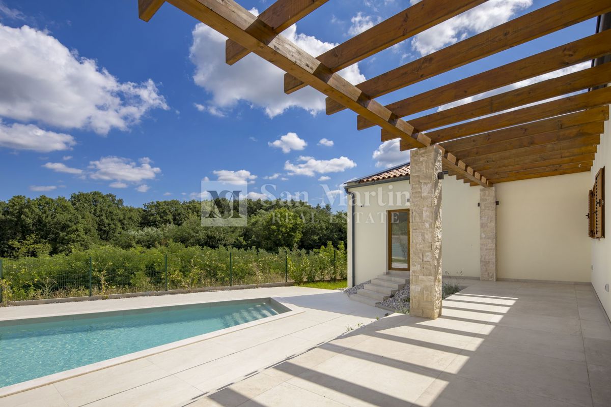 Parenzo, dintorni - eccellente casa a un piano con piscina riscaldata