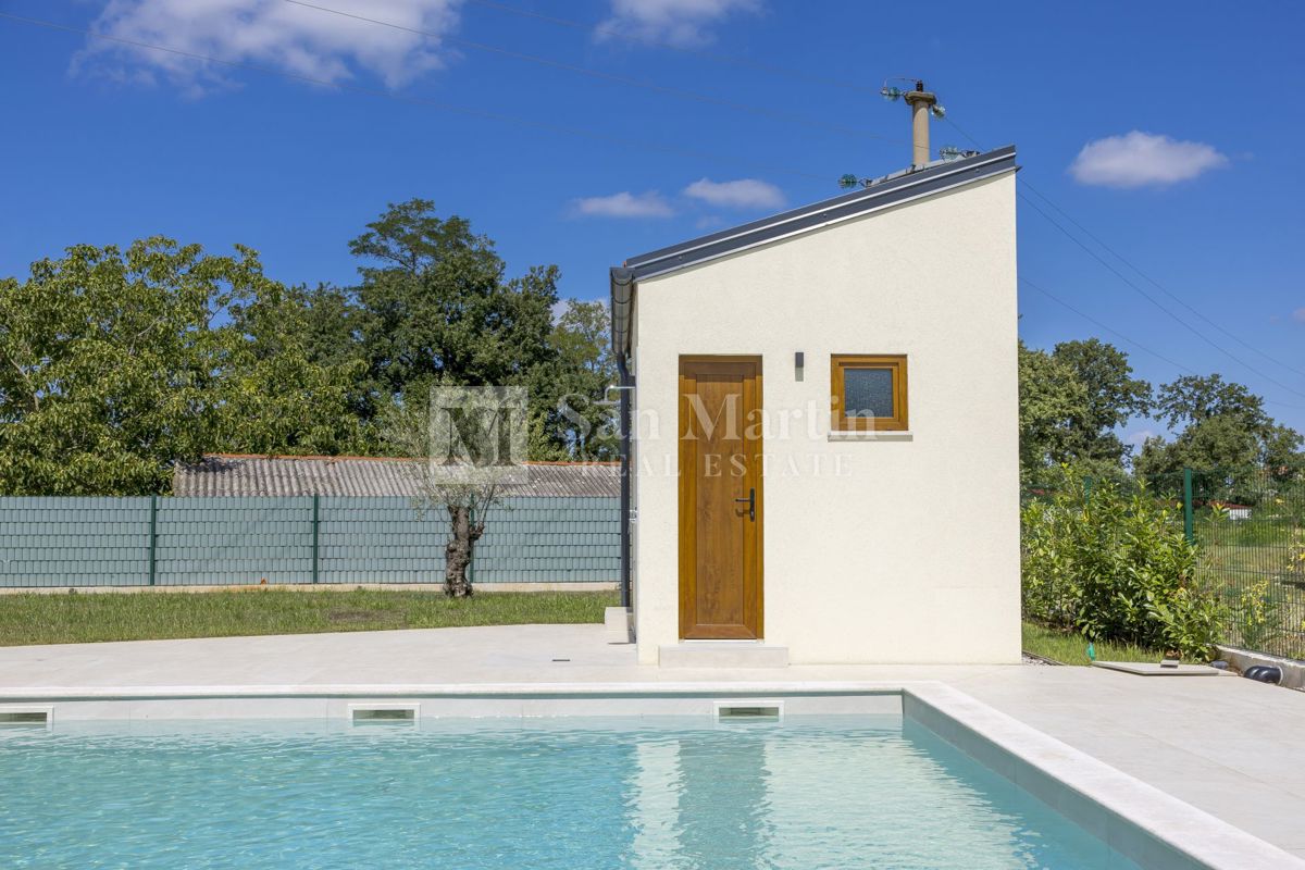 Parenzo, dintorni - eccellente casa a un piano con piscina riscaldata