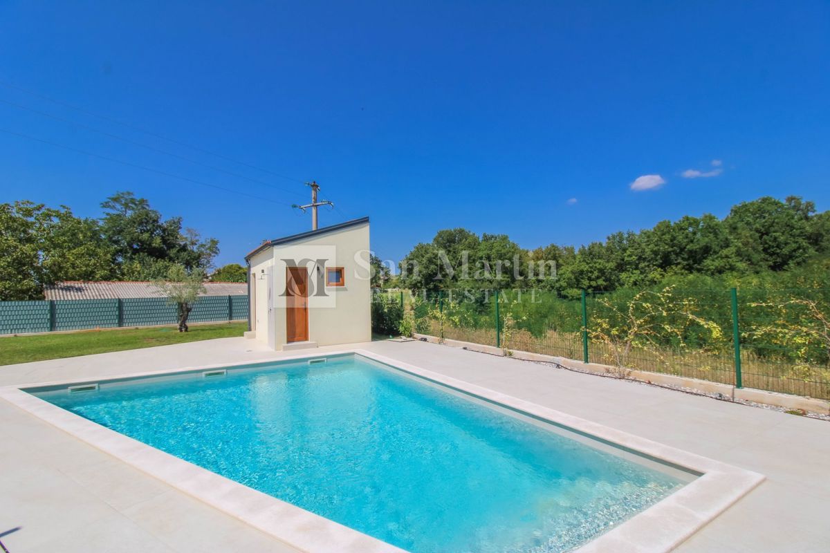 Parenzo, dintorni - eccellente casa a un piano con piscina riscaldata