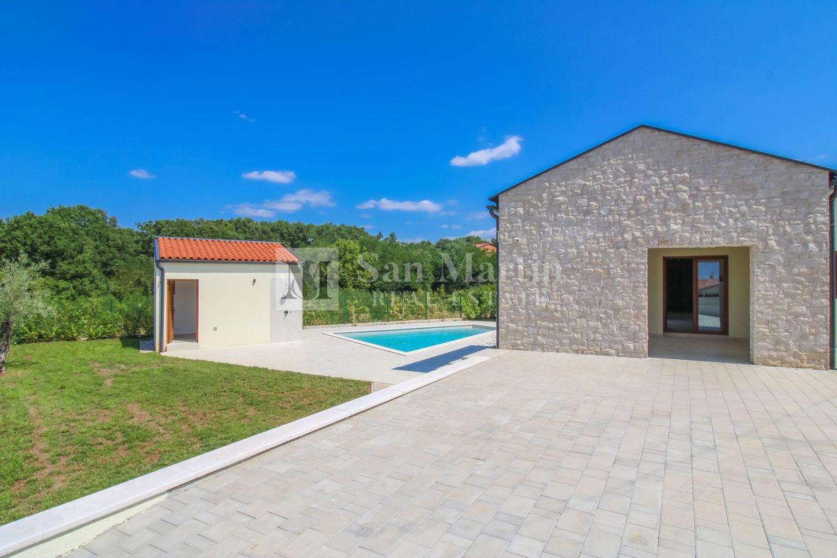 Parenzo, dintorni - eccellente casa a un piano con piscina riscaldata