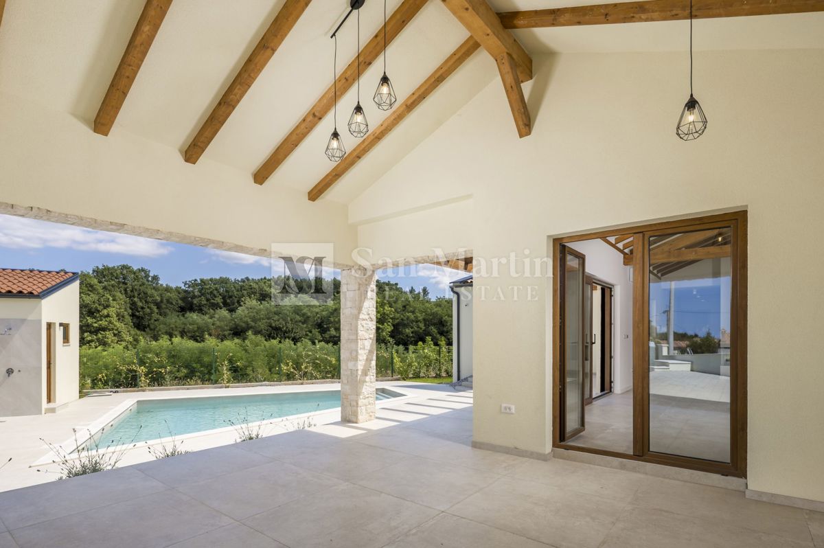 Parenzo, dintorni - eccellente casa a un piano con piscina riscaldata