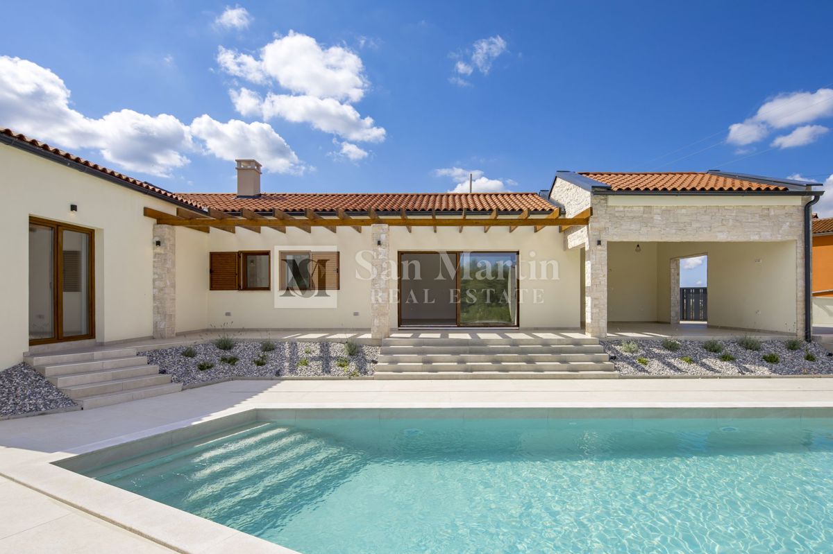 Parenzo, dintorni - eccellente casa a un piano con piscina riscaldata