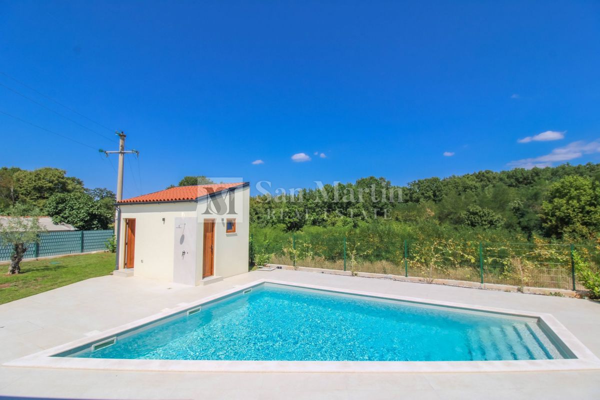 Parenzo, dintorni - eccellente casa a un piano con piscina riscaldata