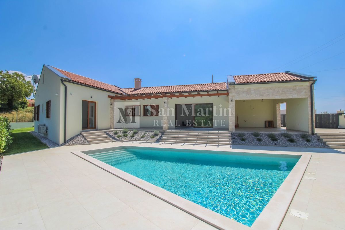 Parenzo, dintorni - eccellente casa a un piano con piscina riscaldata