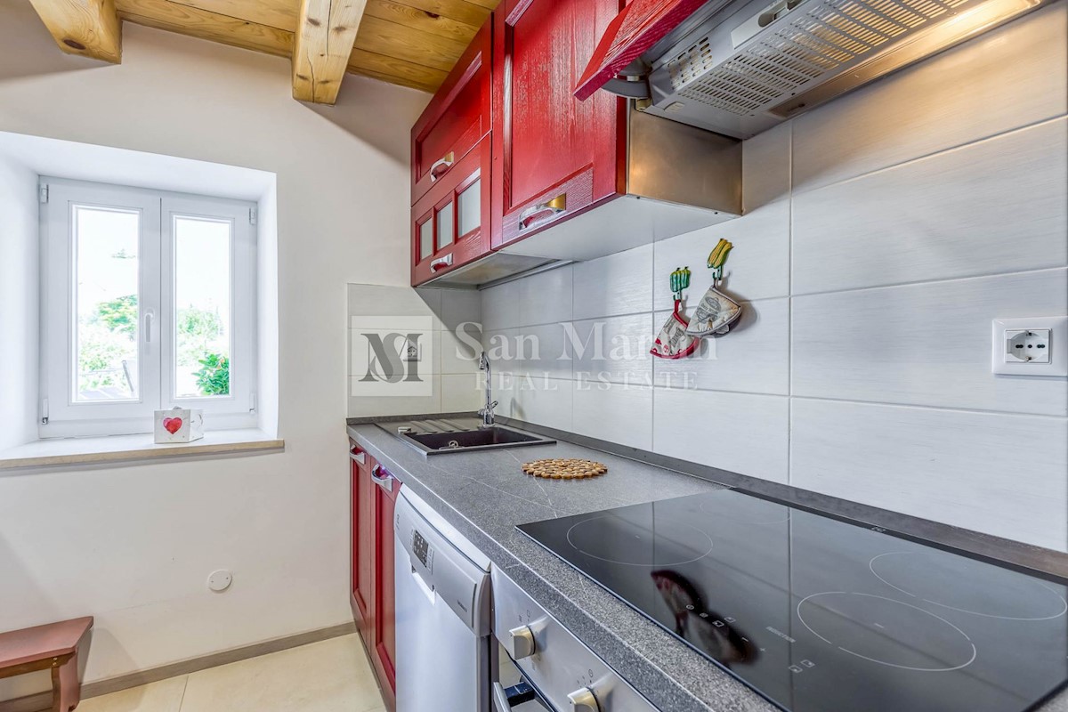 Kanfanar - una bella casa in pietra in un posto tranquillo