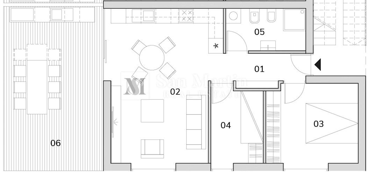 Cittanova, dintorni - Moderno, ottimo appartamento a 300 m dal mare