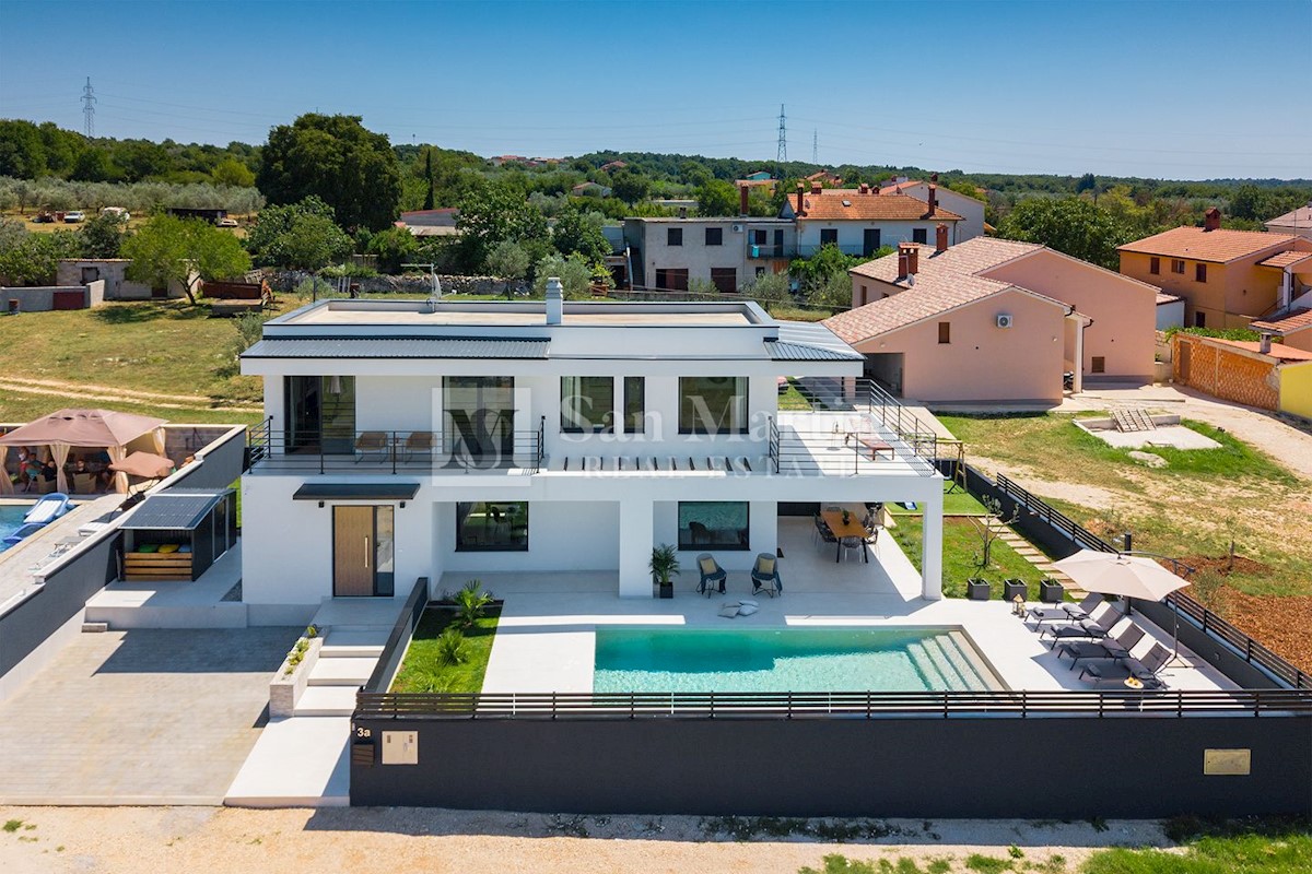 Fasana, dintorni - casa moderna con vista panoramica