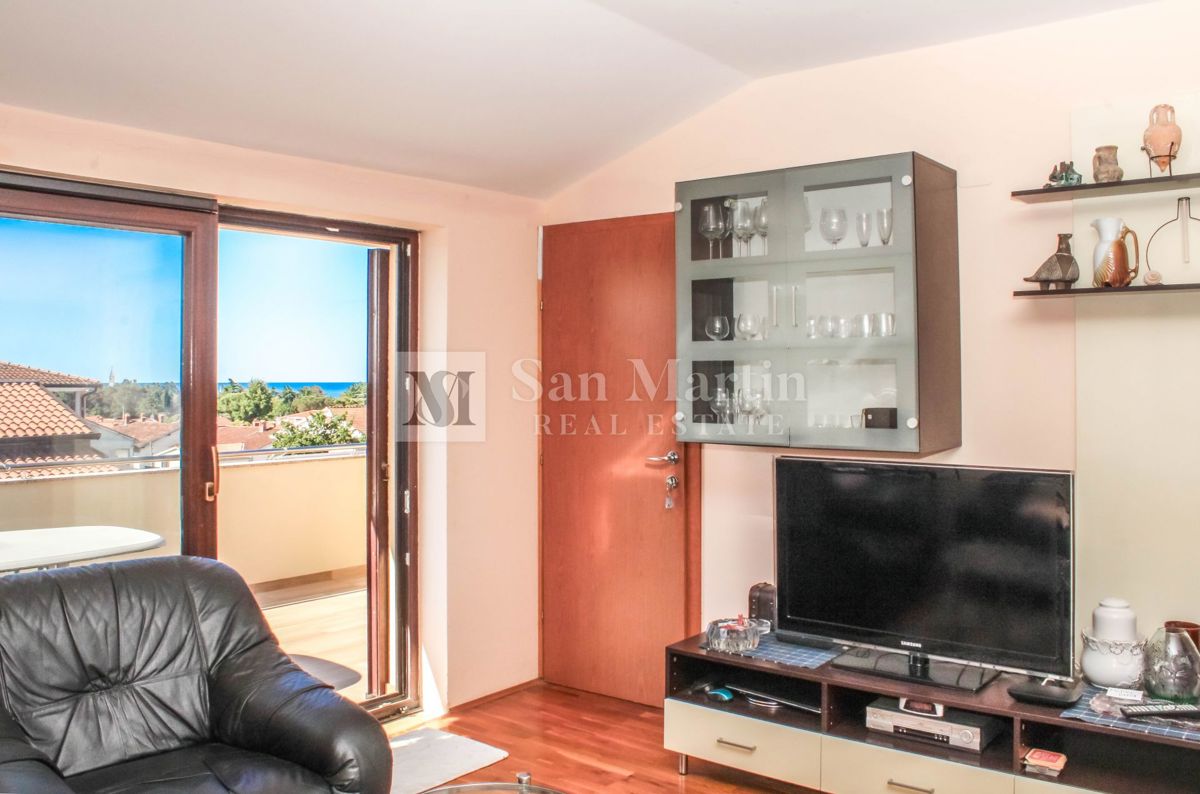 Istria, Cittanova - appartamento con ampia terrazza, vista mare