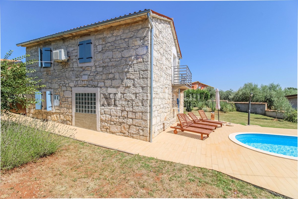 Poreč - dintorni, Casa indipendente in pietra con piscina - VISTA MARE