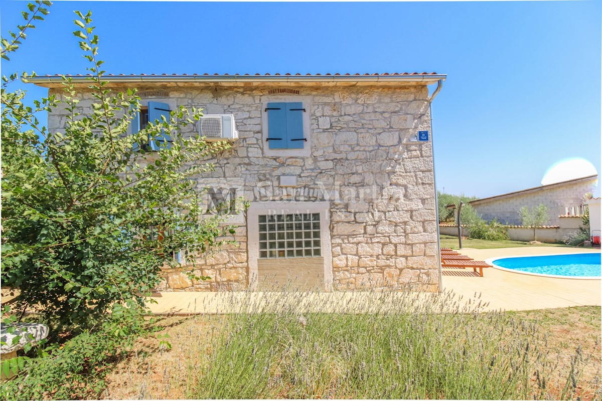 Poreč - dintorni, Casa indipendente in pietra con piscina - VISTA MARE