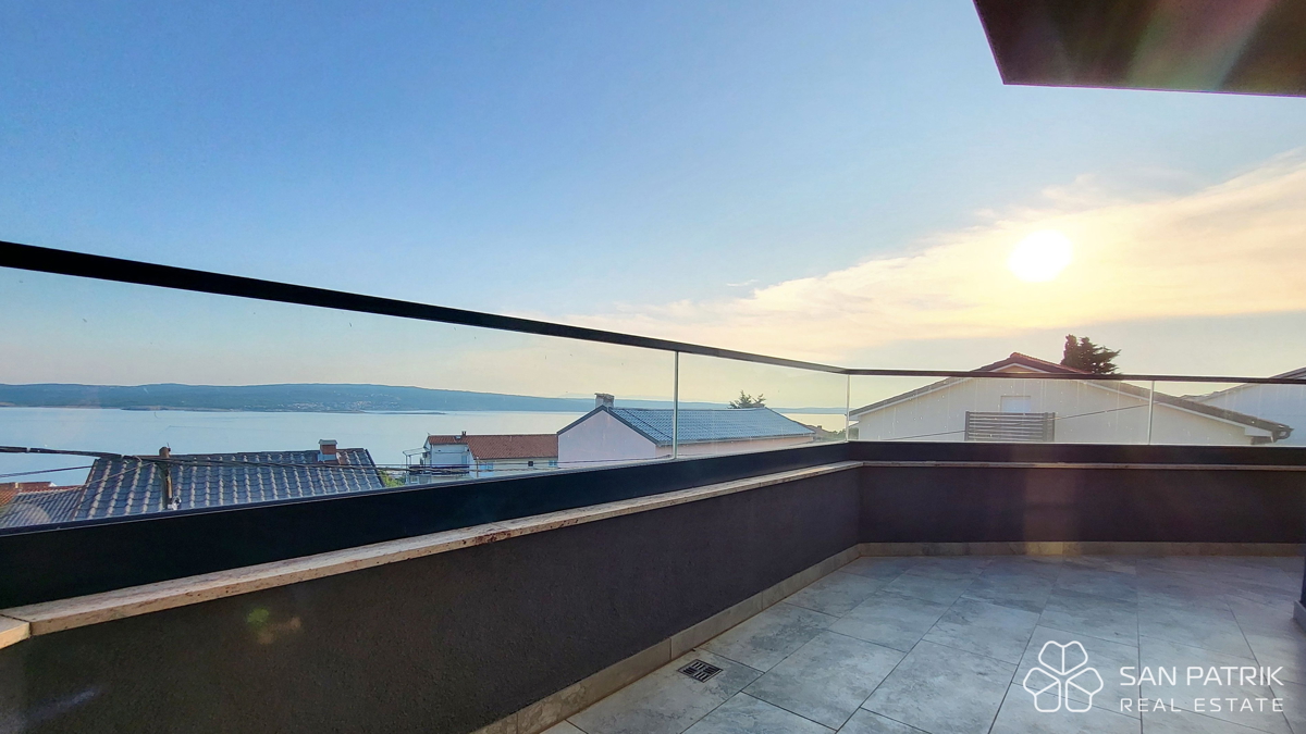 Crikvenica: Appartamento moderno con vista mare