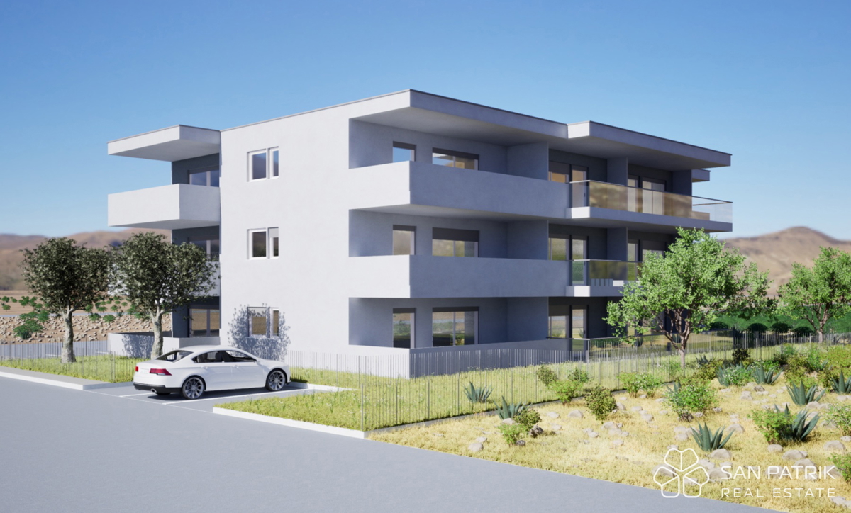 Moderna nuova costruzione vicino al mare, Povljana sull'isola di Pag