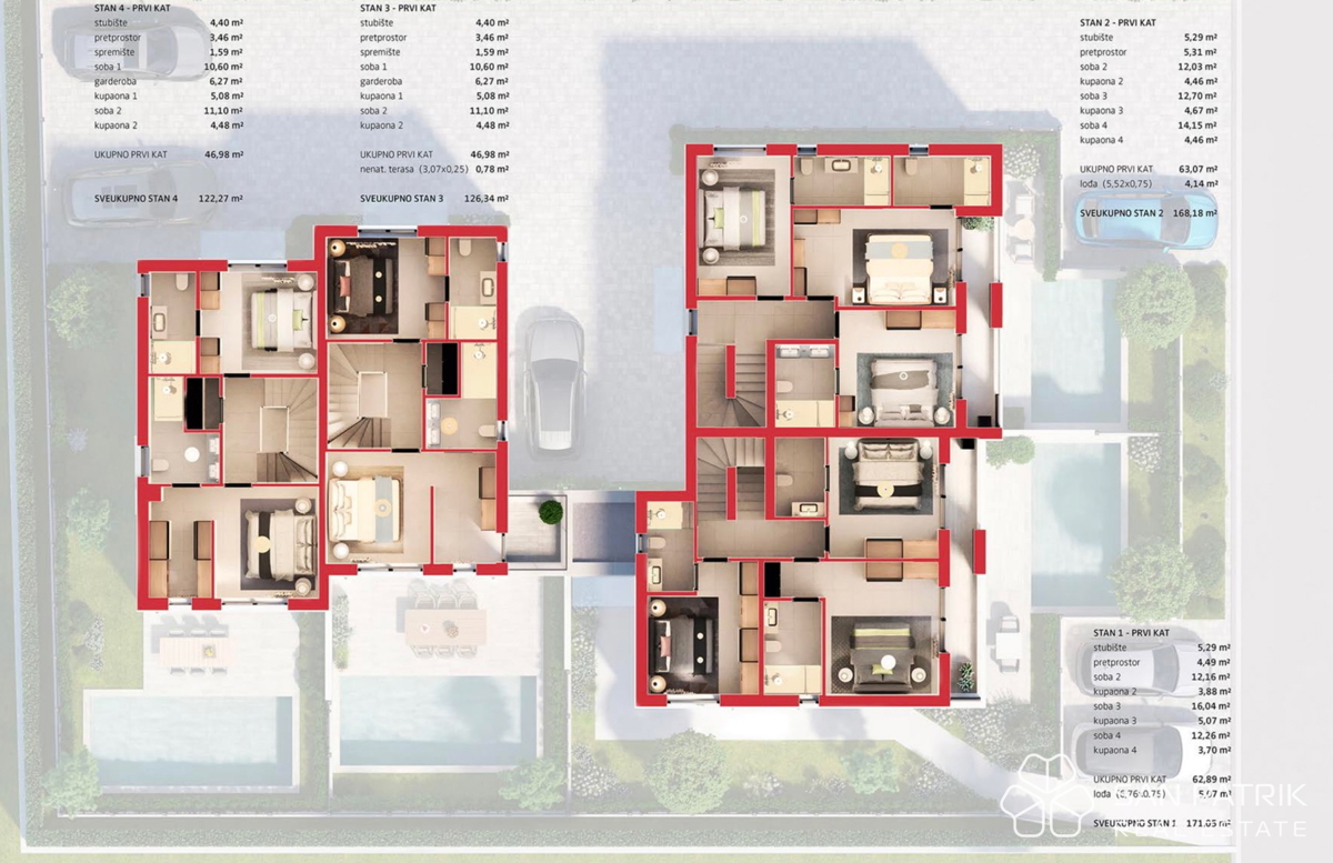 Casa moderna con piscina a Poreč, posizione tranquilla