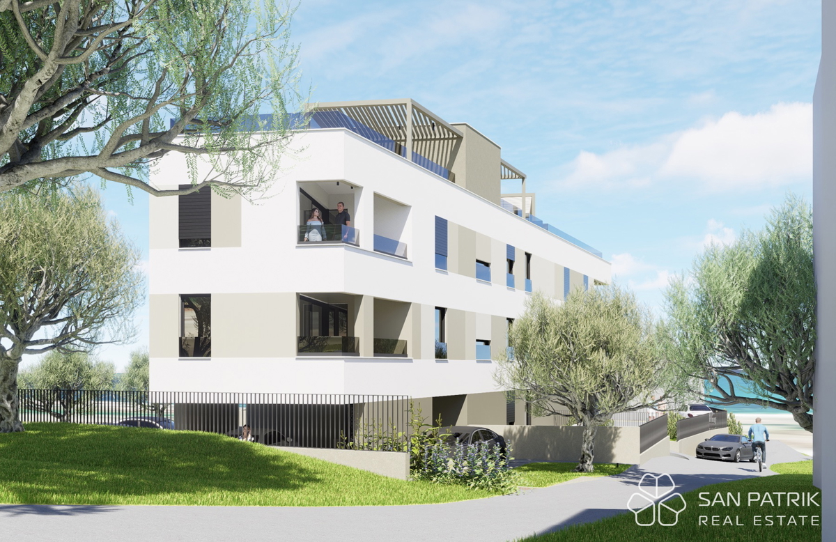 Nuova costruzione con vista mare, a 250 m dalla spiaggia, Podstrana