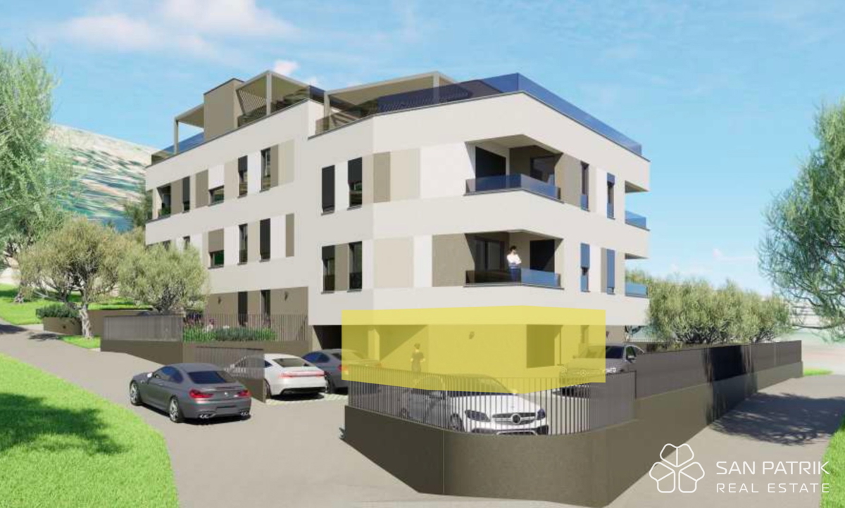 Nuova costruzione con vista mare, a 250 m dalla spiaggia, Podstrana