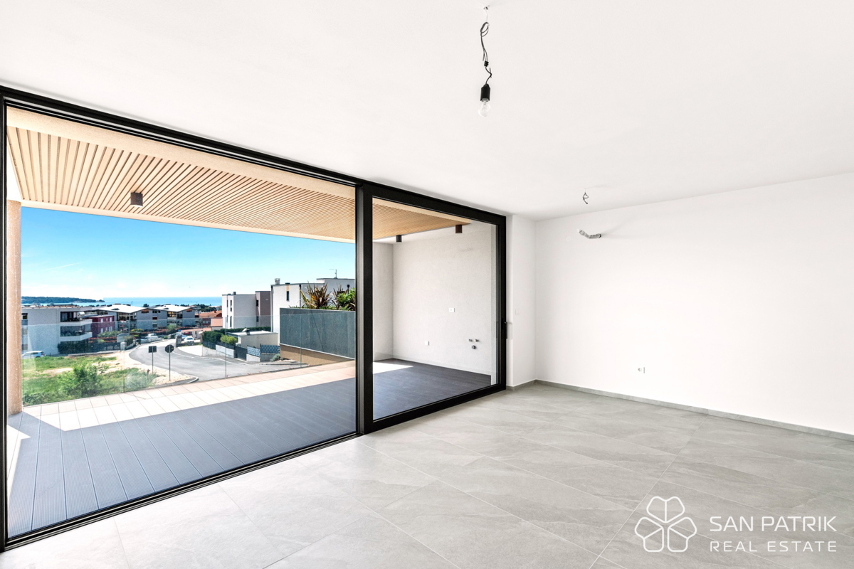 Novigrad, Istra: Residenza moderna in posizione tranquilla con vista