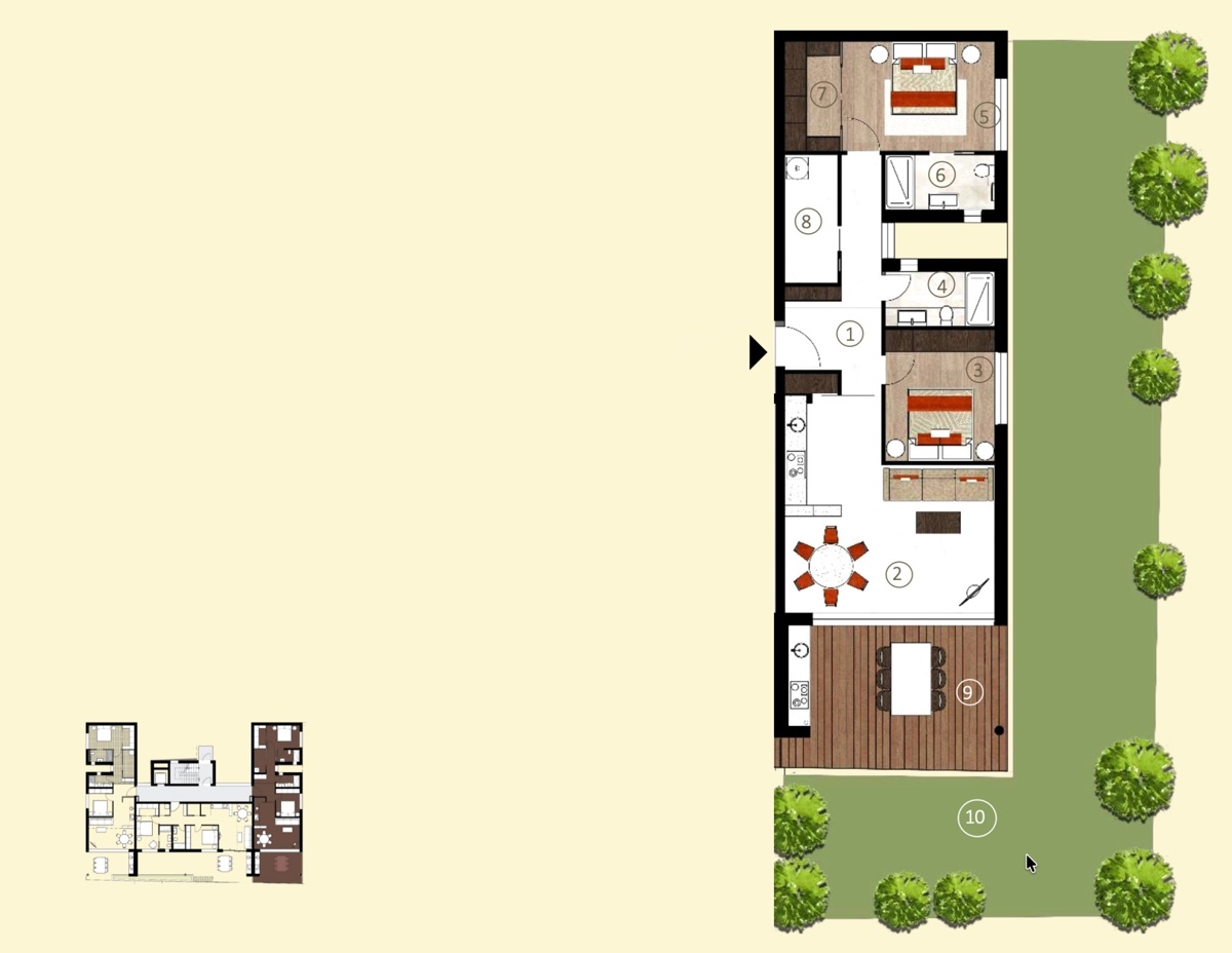 Novigrad, Istra: Residenza moderna in posizione tranquilla con vista