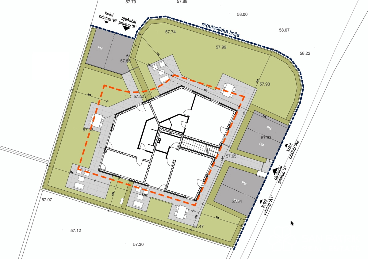 Appartamento (92 m²) vicino a Poreč con terrazza sul tetto, ambiente tranquillo, nuova costruzione