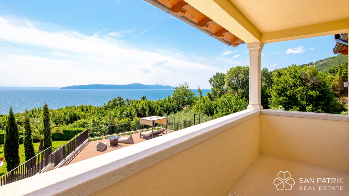 Moderna villa mediterranea con vista panoramica – Mošćenička Draga