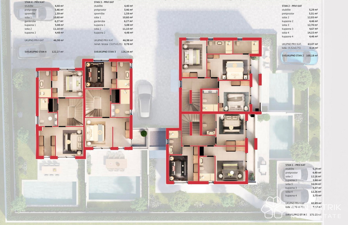 Casa moderna con piscina a Poreč, posizione tranquilla