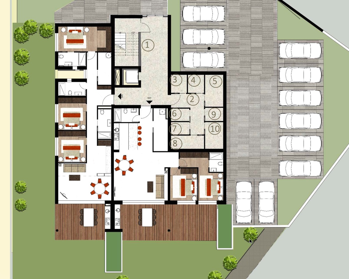 Novigrad, Istra: Appartamento arredato in edificio di nuova costruzione, subito abitabile