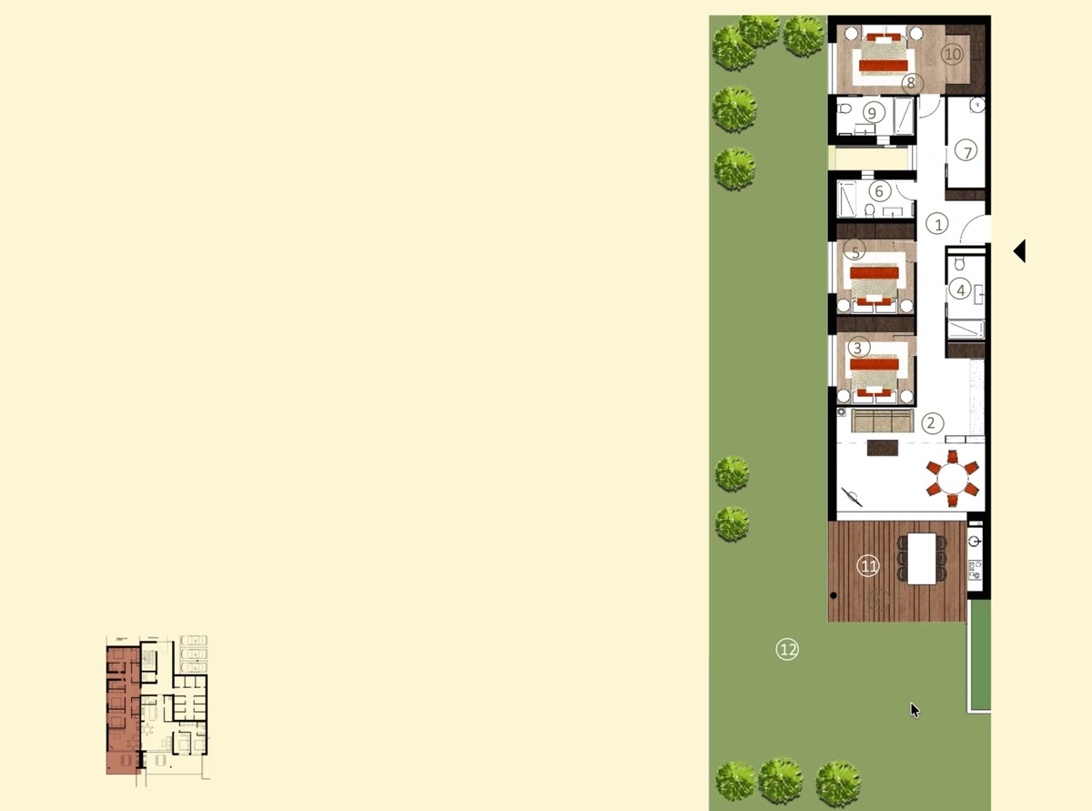 Novigrad, Istra: Appartamento arredato in edificio di nuova costruzione, subito abitabile