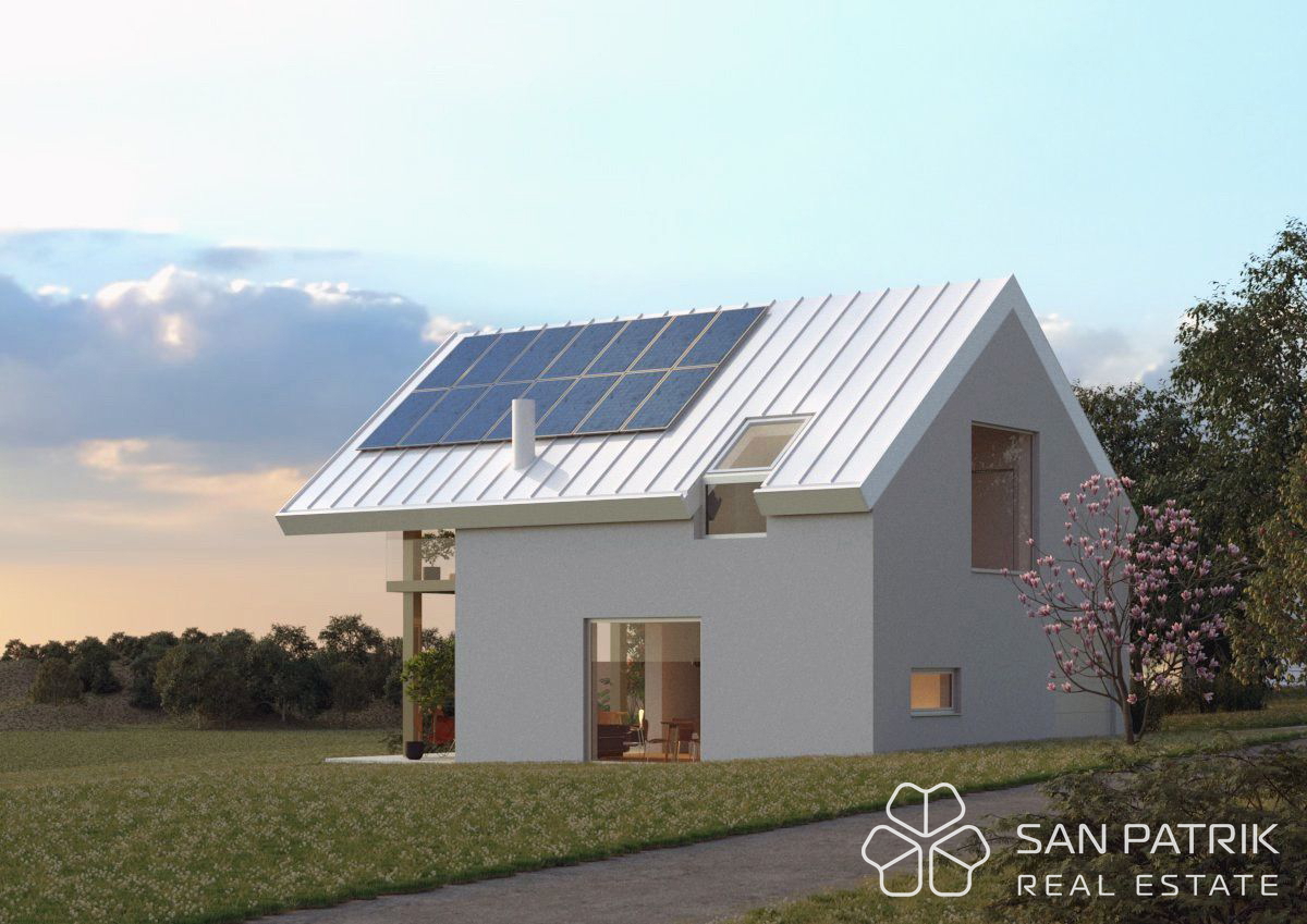 PROGETTO E PERMESSO DI COSTRUZIONE PER CASA A+ CON PANNELLI SOLARI A MEDVEDNICA