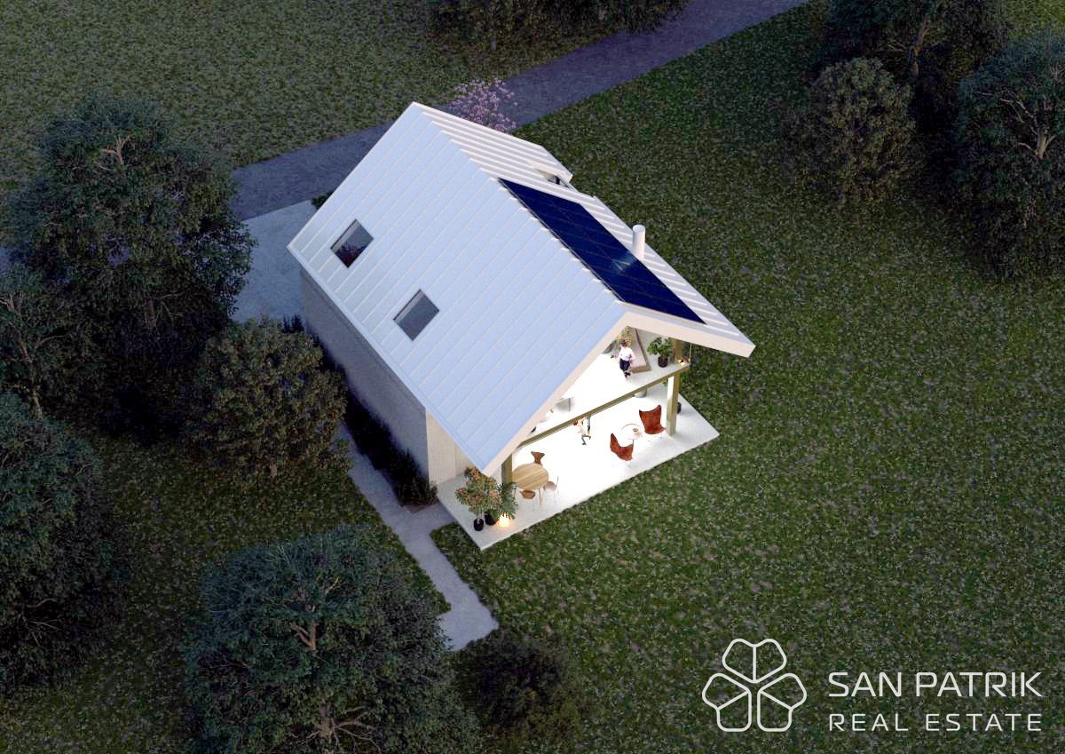 PROGETTO E PERMESSO DI COSTRUZIONE PER CASA A+ CON PANNELLI SOLARI A MEDVEDNICA