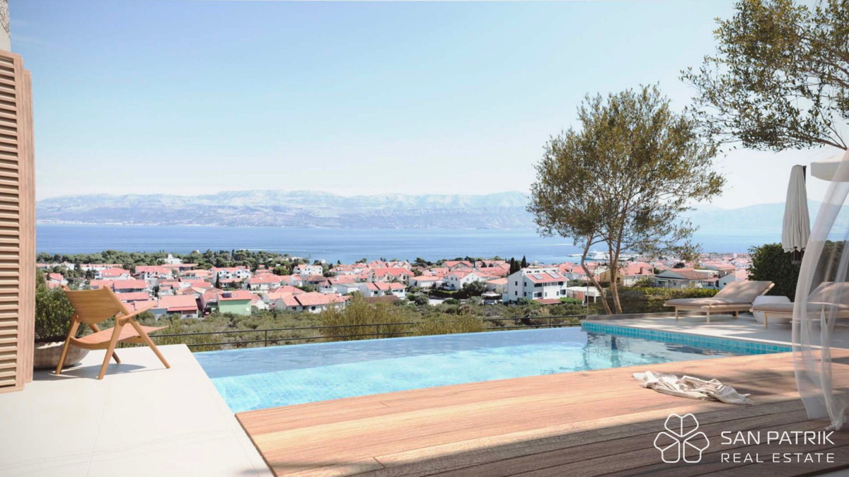 Ville esclusive con piscina: Complesso residenziale di lusso a Brač