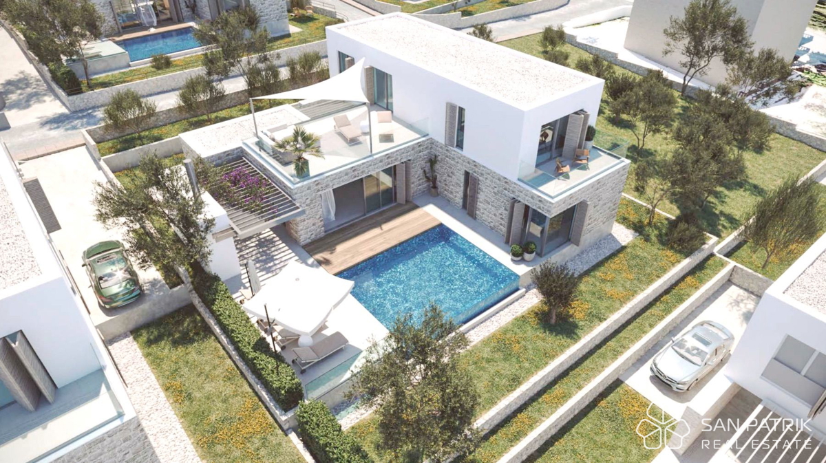 Ville esclusive con piscina: Complesso residenziale di lusso a Brač