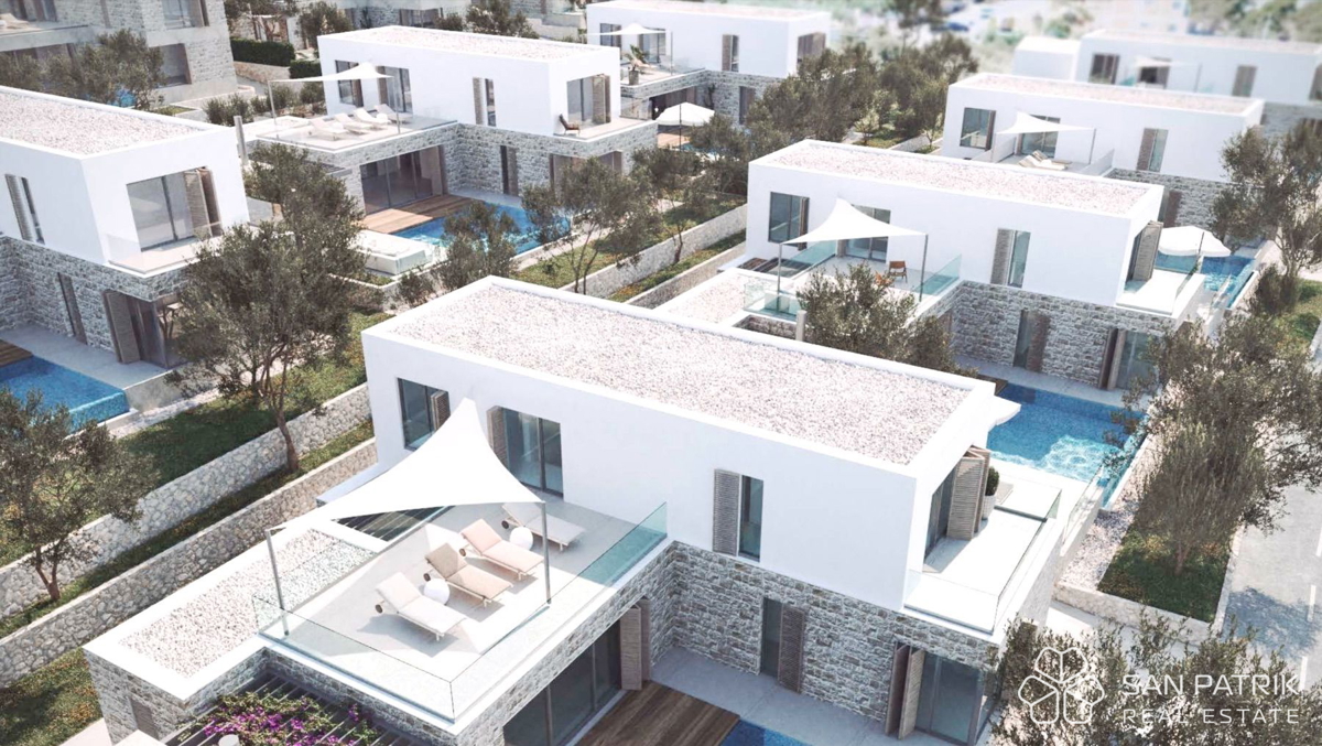 Ville esclusive con piscina: Complesso residenziale di lusso a Brač