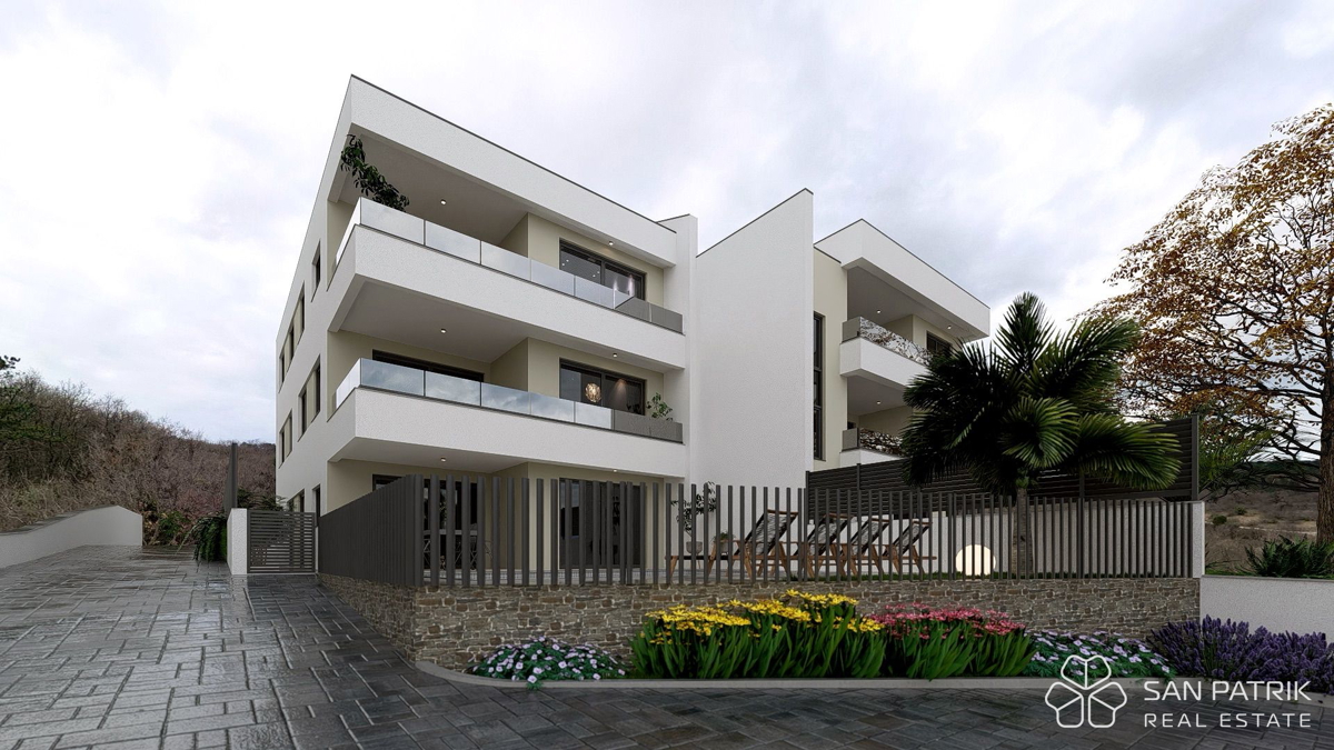 Un nuovo livello di comfort sull'isola di Krk – moderna nuova costruzione a Vrbnik