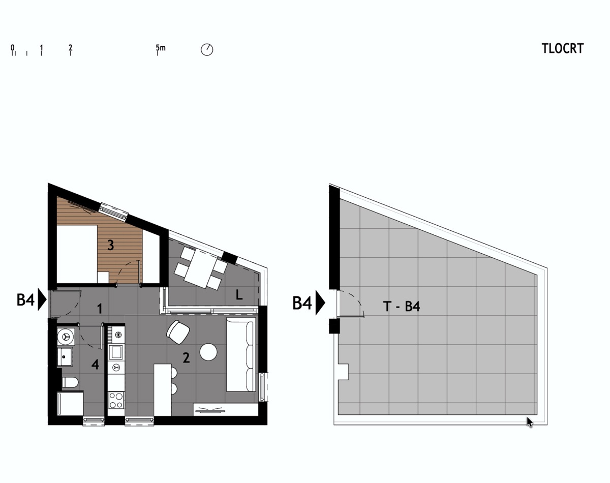 Nuova costruzione con vista mare, a 250 m dalla spiaggia, Podstrana
