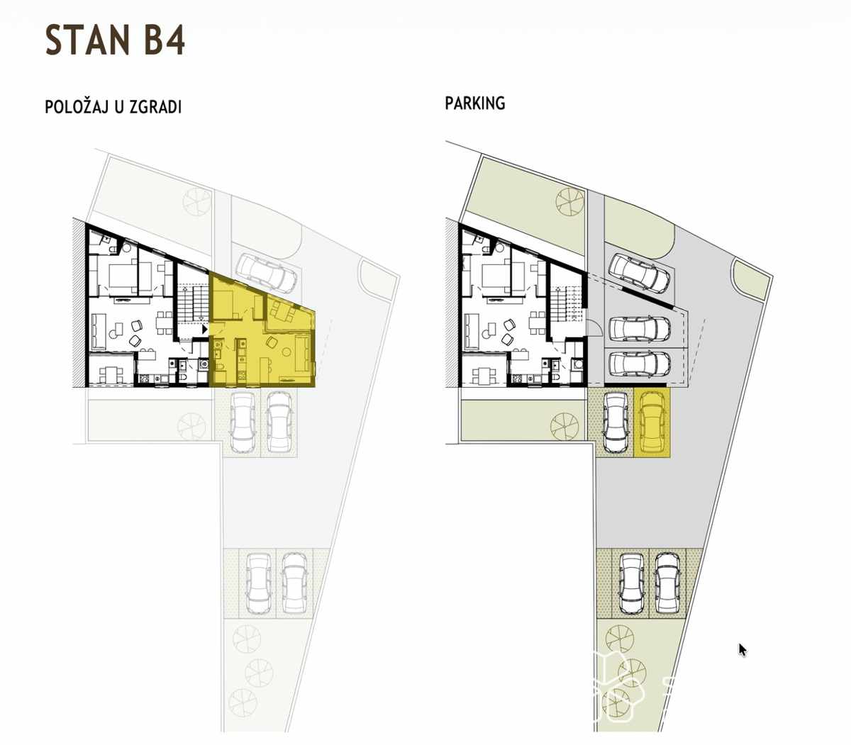 Nuova costruzione con vista mare, a 250 m dalla spiaggia, Podstrana