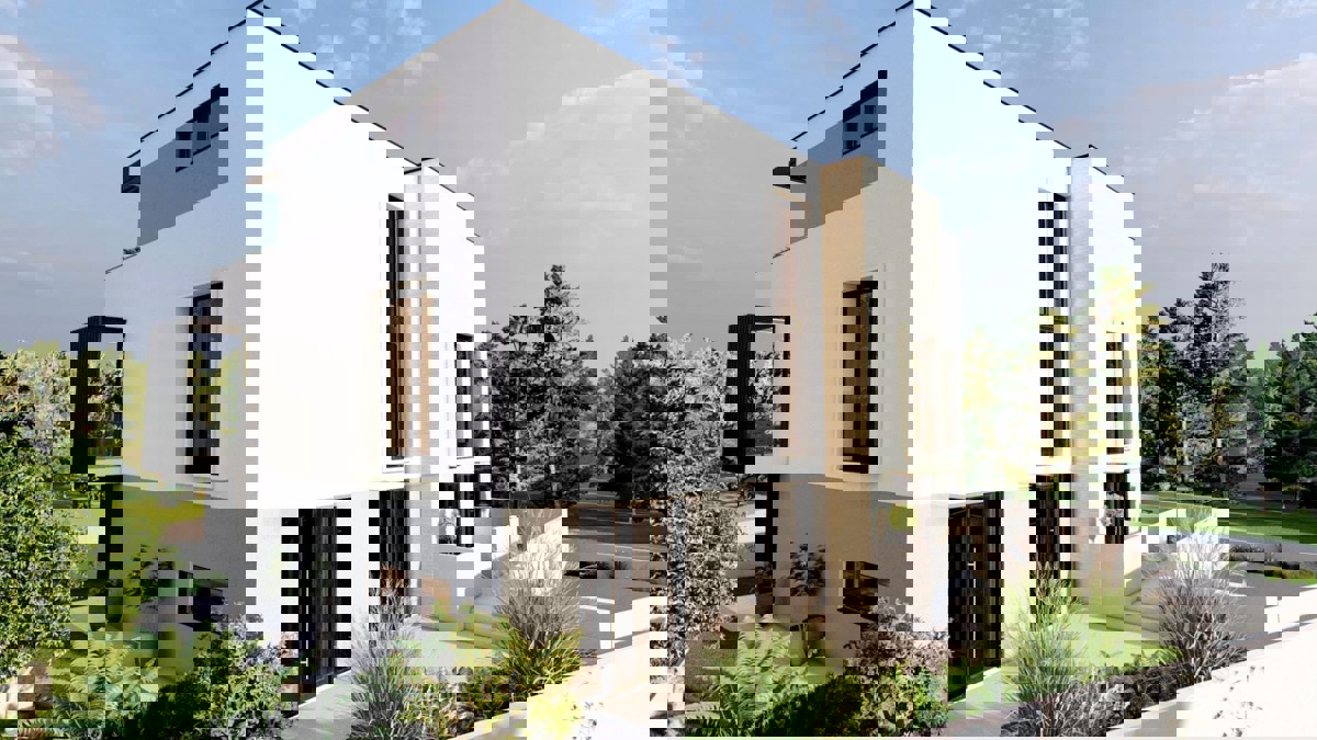 Isola di Krk, Città di Krk - Terreno edificabile con progetto