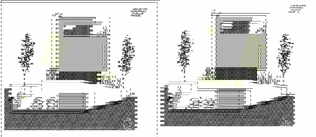 Isola di Krk, Città di Krk - Terreno edificabile con progetto