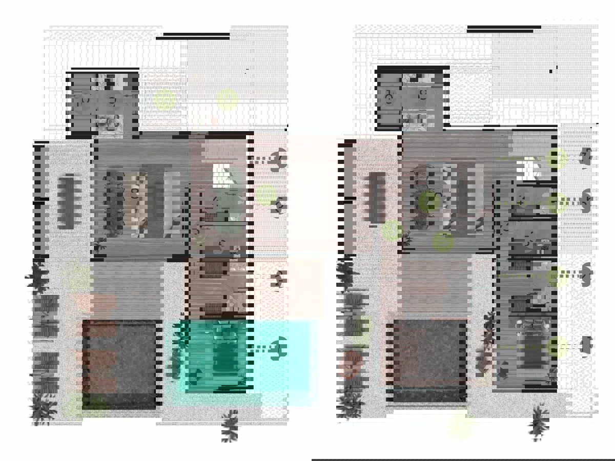 Ville esclusive con piscina: Complesso residenziale di lusso a Brač
