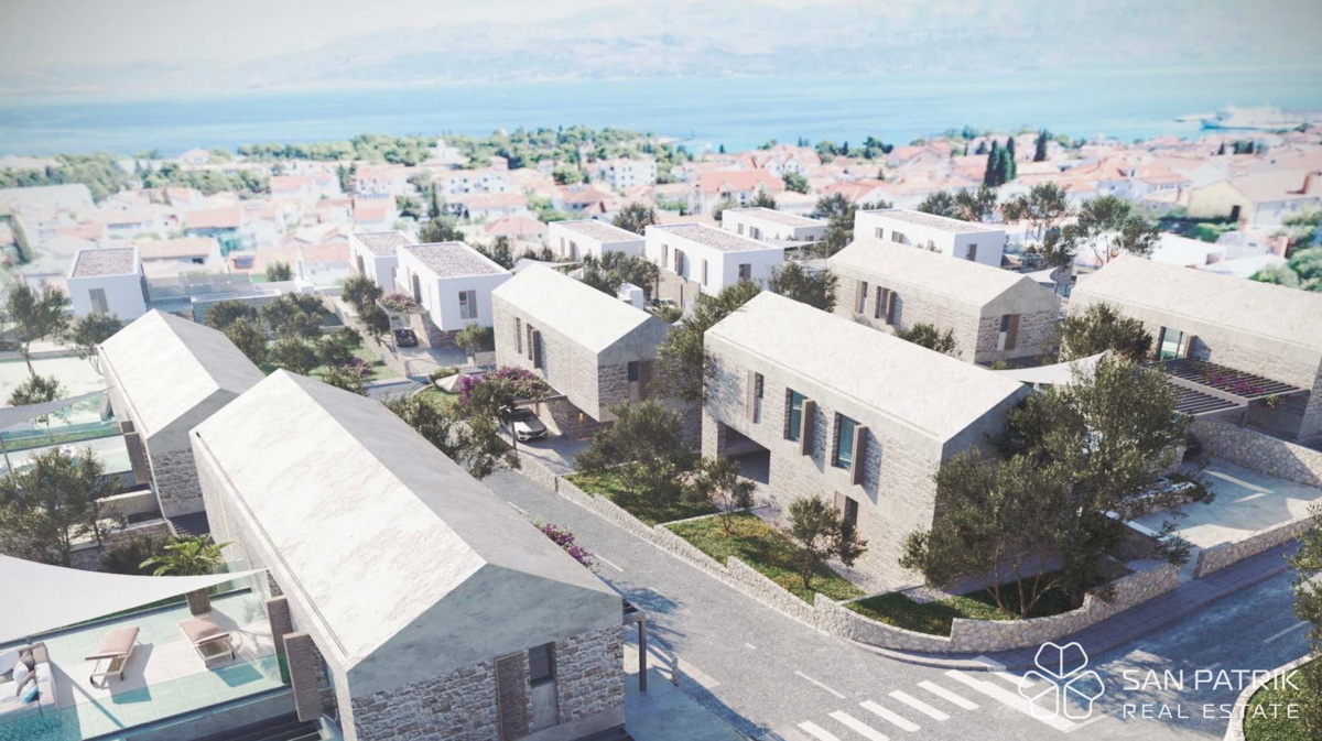 Ville esclusive con piscina: Complesso residenziale di lusso a Brač