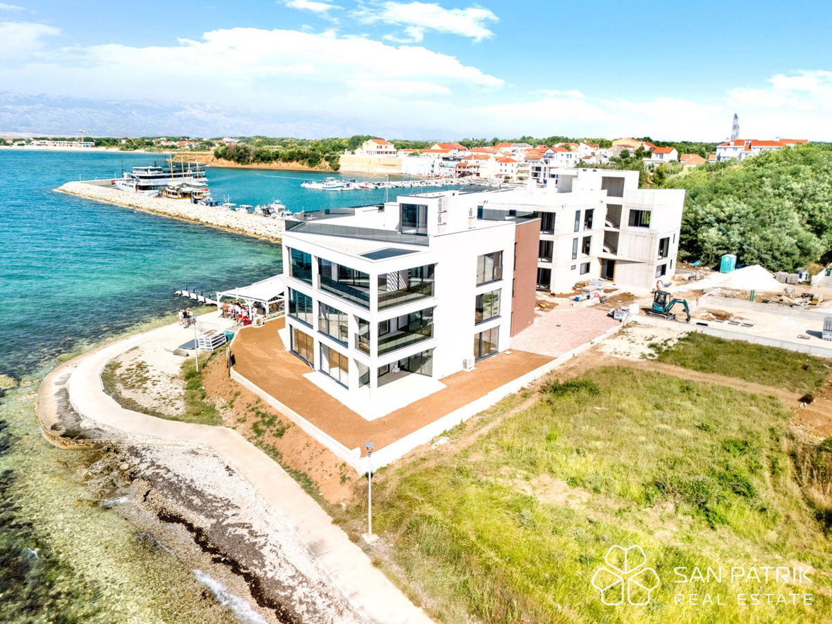 Privlaka Seafront Residences – appartamento moderno (74 m2) in prima fila sul mare
