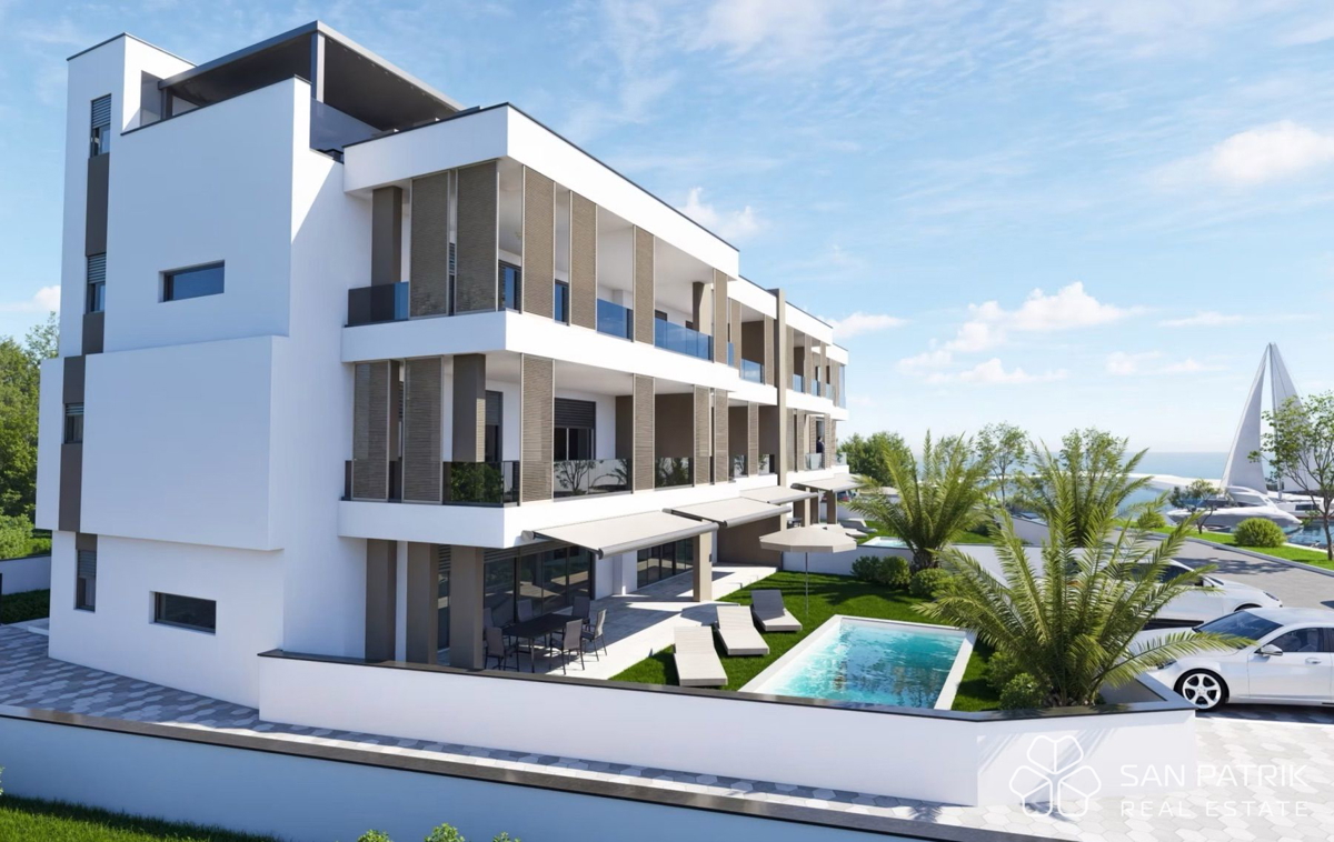 ESCLUSIVA NUOVA COSTRUZIONE A ZATON VICINO A ZADAR - PRIMA FILA SUL MARE