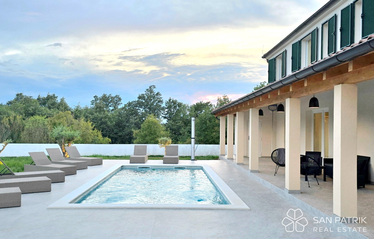 Casa moderna con piscina in ambiente naturale nel centro dell'Istria