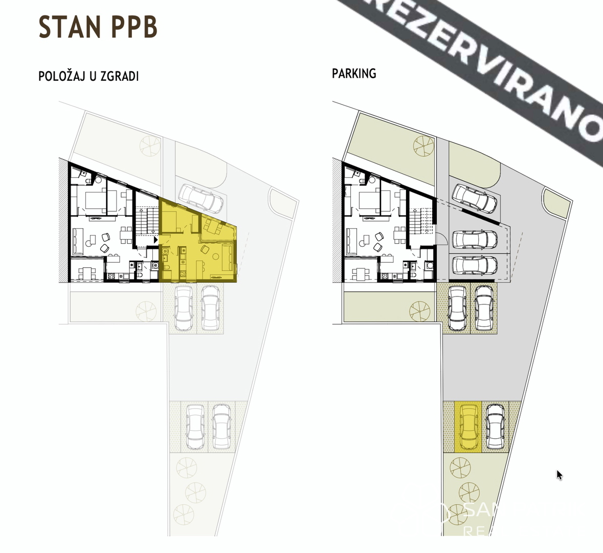 Nuova costruzione con vista mare, a 250 m dalla spiaggia, Podstrana