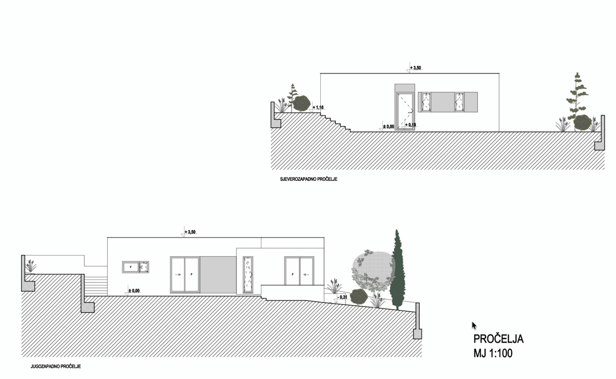 Moderna casa a piano terra (142 m2) con ampio cortile, a 5 minuti da Šibenik