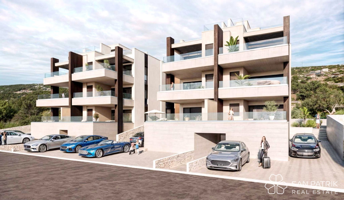 Paradiso mediterraneo a Šimuni sull'isola di Pag - appartamento con vista mare