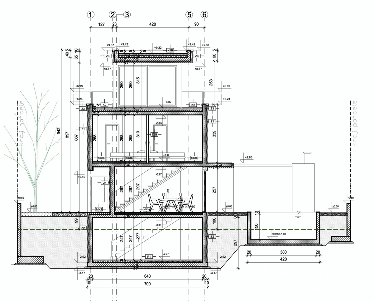 Villa moderna con vista mare con piscina a Brač - 300 m dal mare
