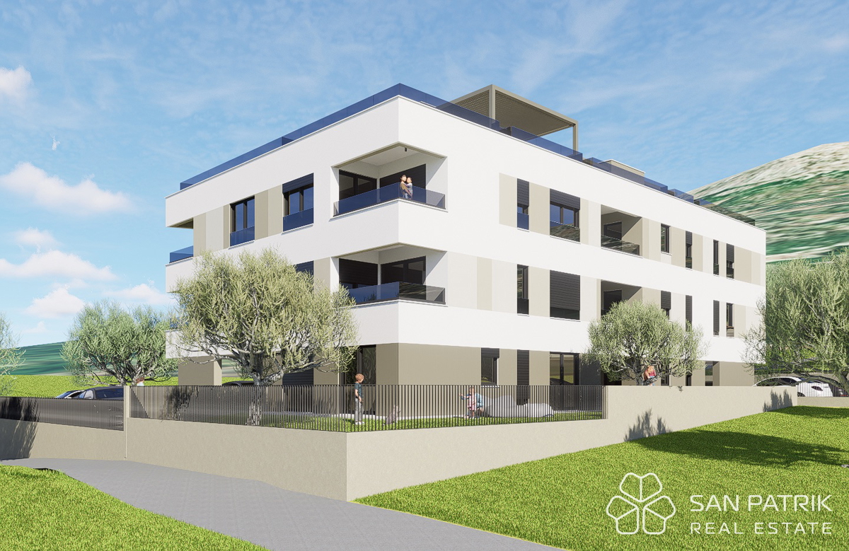 Nuova costruzione con vista mare, a 250 m dalla spiaggia, Podstrana