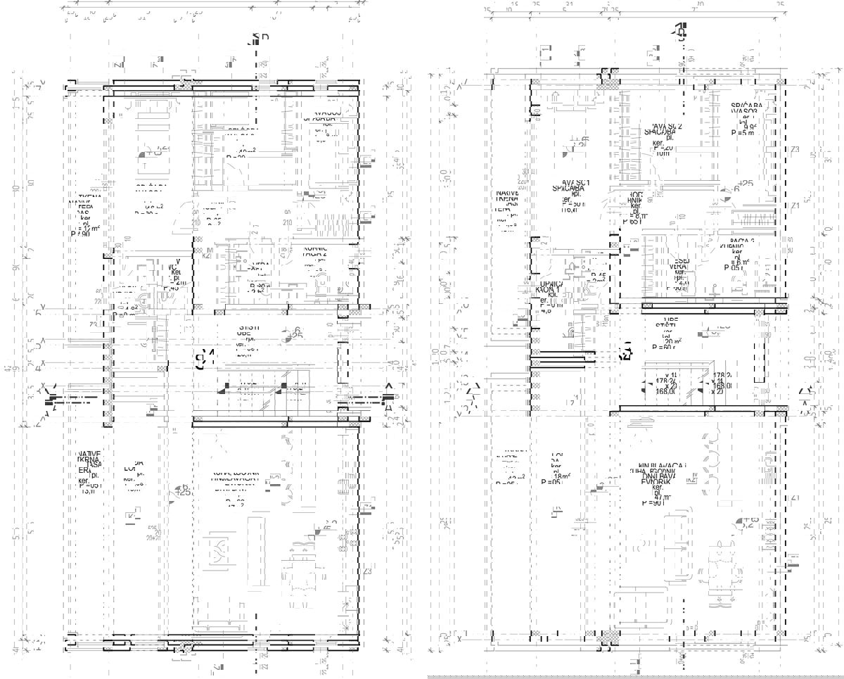 Kožino - Zadar: attico moderno (207m2), 250m dal mare, piscina