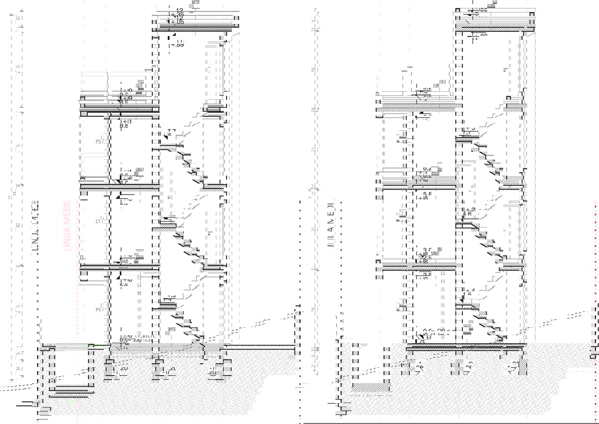 Kožino - Zadar: attico moderno (207m2), 250m dal mare, piscina