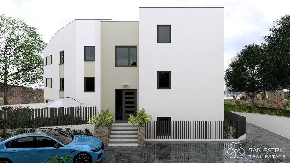 Elegante appartamento con piscina e vista mare – Vrbnik, isola di Krk